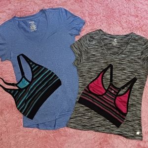 BACK-TO-GYM bundle XS 2 × T-shirt, 2 × bras